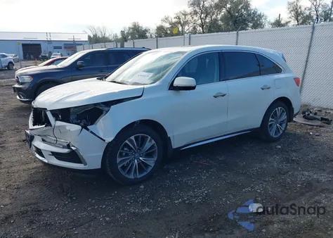 2017 Acura Mdx Technology Package z USA, uszkodzony, nr VIN 5FRYD4H5XHB008360